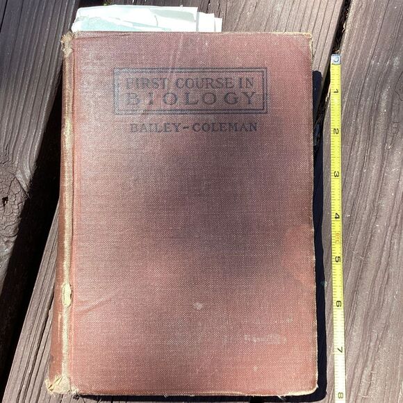 First Course in Biology 1909 Antique Textbook L.H. Bailey Walter M. Coleman - Picture 7 of 7